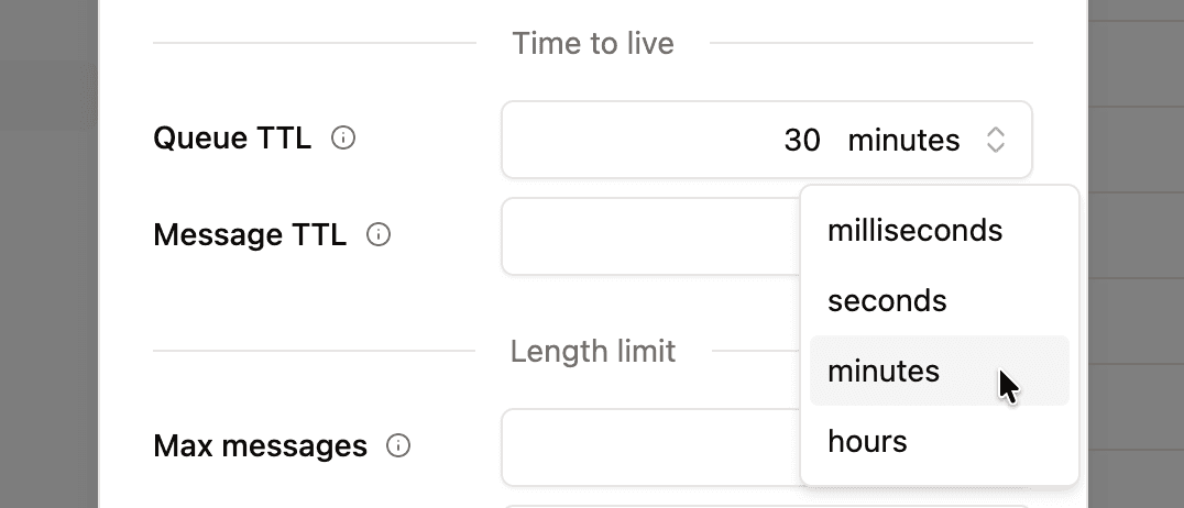 Rabbitgui select unit config