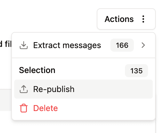 Republish rabbitgui screenshot