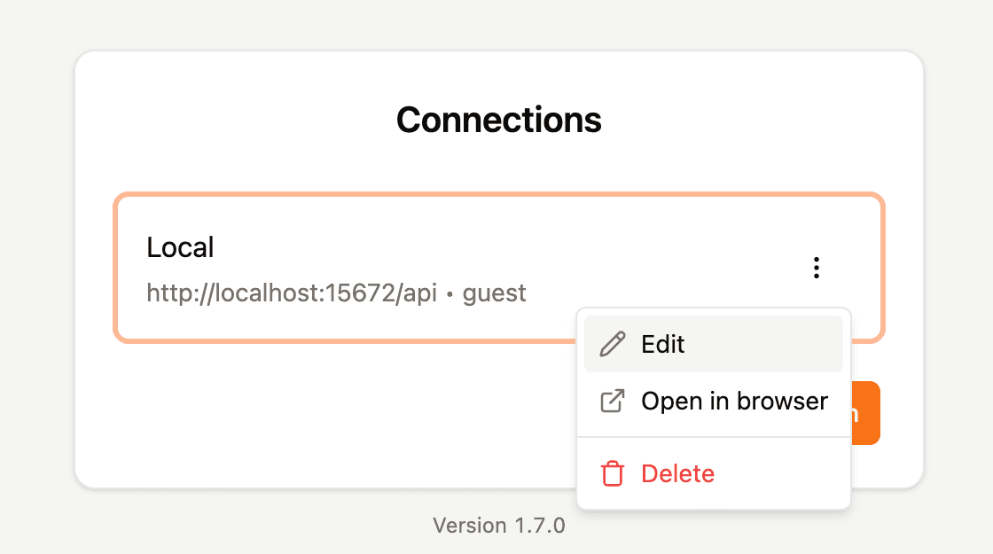 Rabbitgui screenshot edit connexion