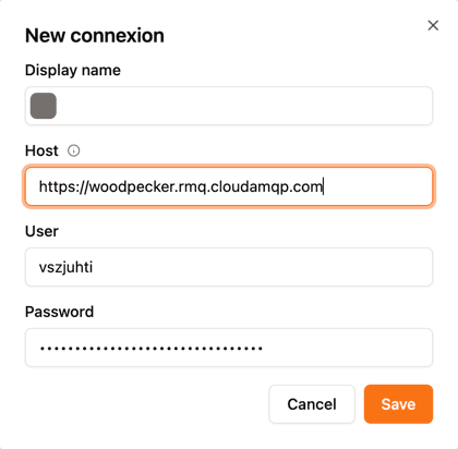 Rabbitgui screenshot new connexion